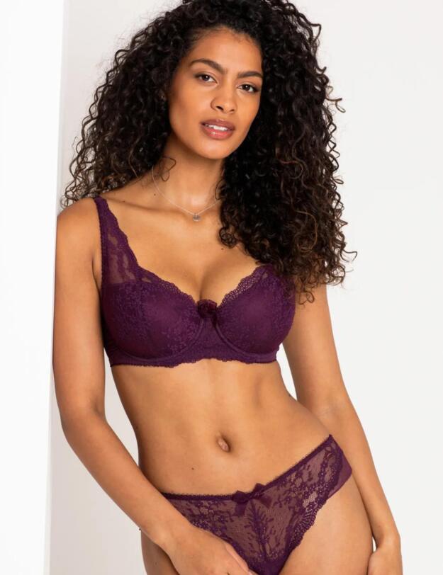 Pour Moi Flora Brazilian Brief Blackberry