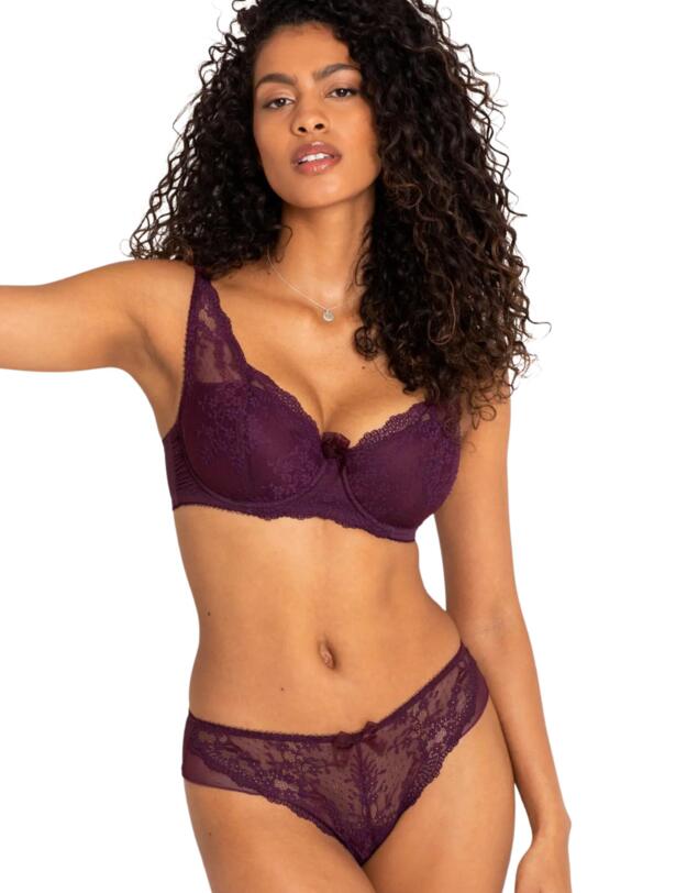 Pour Moi Flora Brazilian Brief Blackberry