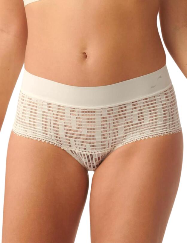 Sloggi S Seven Mid Waist Panty Ecru White 