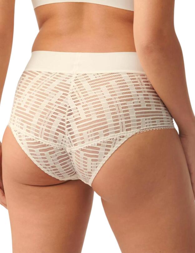 Sloggi S Seven Mid Waist Panty Ecru White 