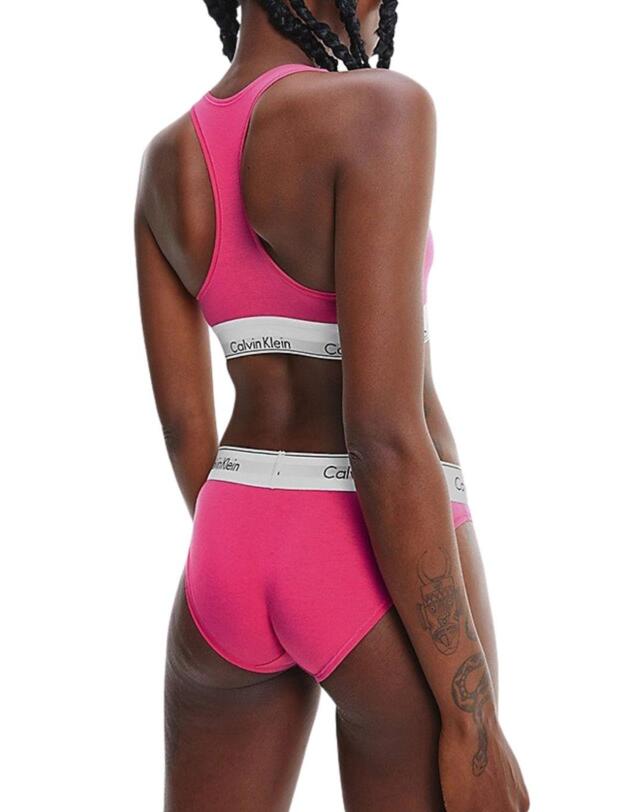 Calvin Klein Modern Cotton Unlined Bralette Raspberry Sorbet