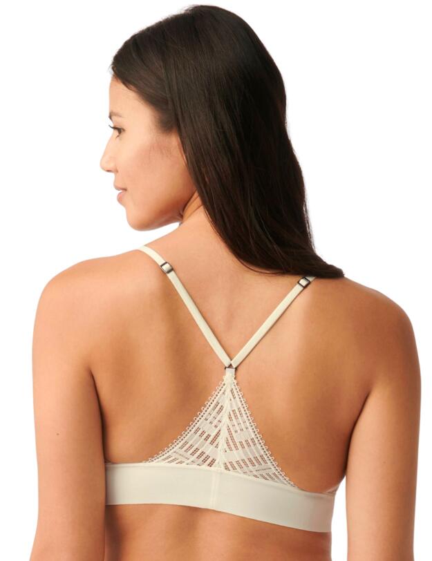 Sloggi S Seven Longline Bralette Ecru White 
