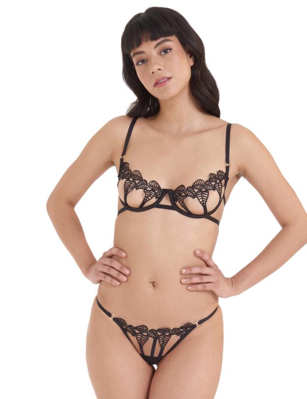 Bluebella Sapphira Thong Black