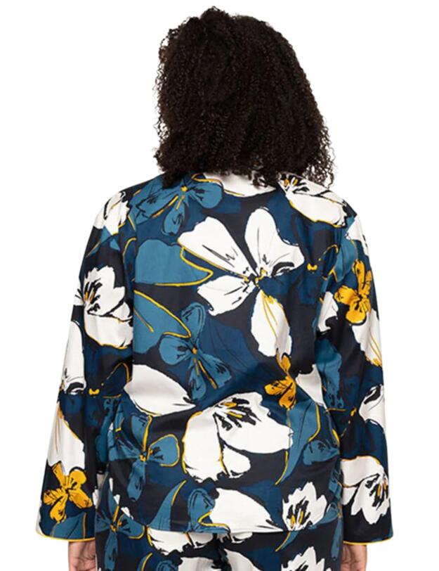 Cyberjammies Verity Long Sleeve Pyjama Top Floral Print 