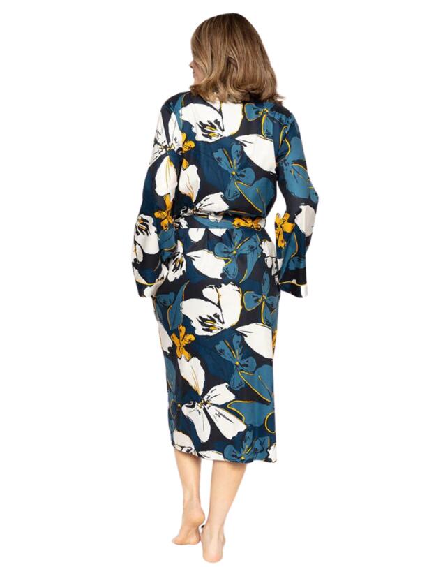 Cyberjammies Verity Long Sleeve Dressing Gown Floral Print 