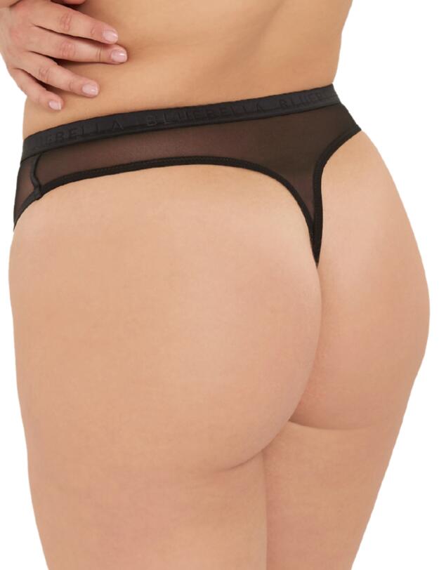 Bluebella Nola High-Waist Thong Black 