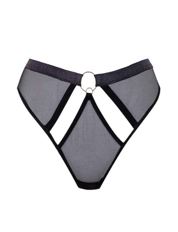 Bluebella Nola High-Waist Thong Black 