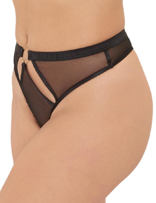 Bluebella Nola High-Waist Thong Black 