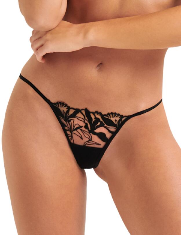Bluebella Persephone Brief Sheer/Black