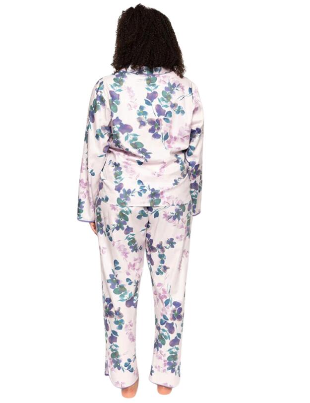 Cyberjammies Camila Long Sleeve Pyjama Top Floral Print 