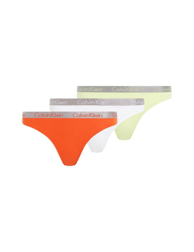 Calvin Klein Radiant Cotton Briefs Three Pack Energy/White/Samba