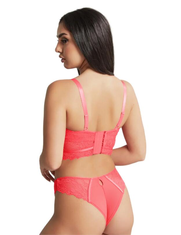 Cleo by Panache Selena Longline Plunge Bra Paradise Pink