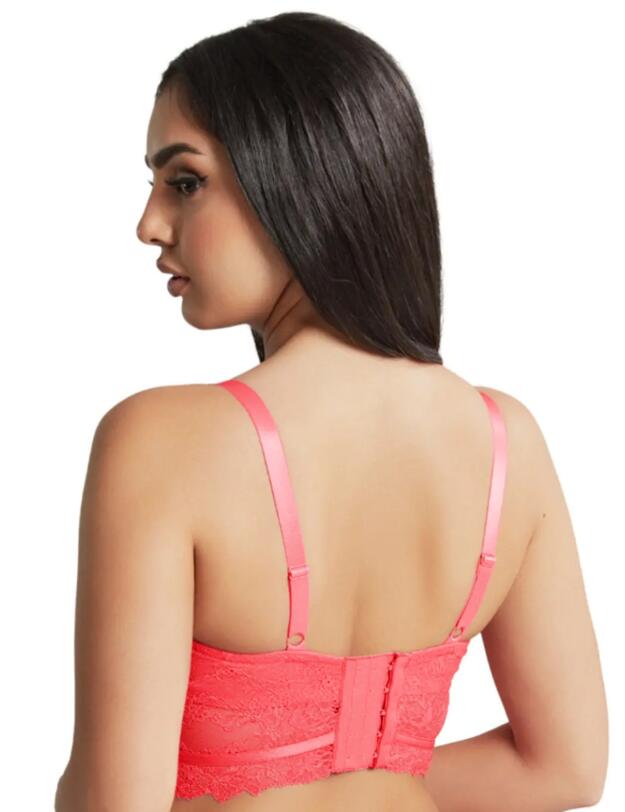 Cleo by Panache Selena Longline Plunge Bra Paradise Pink