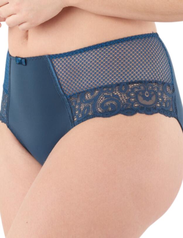  Maison Lejaby Gaby High Waisted Brief Nuit Bleue