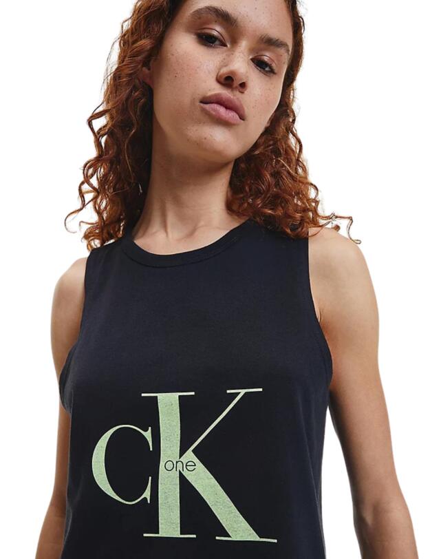 Calvin Klein CK One Cotton Pyjama Top Black