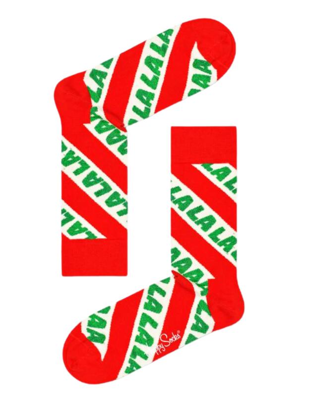 Happy Socks Fa La La La Socks Red