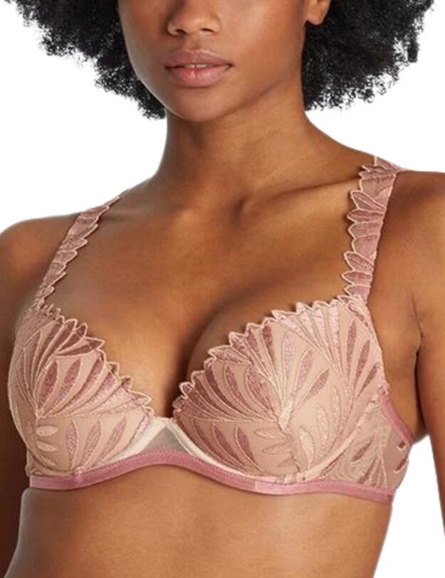 Aubade Sensory Illusion Plunge Bra Silk Rose