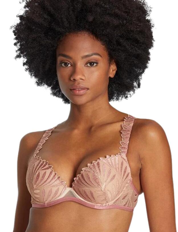 Aubade Sensory Illusion Plunge Bra Silk Rose