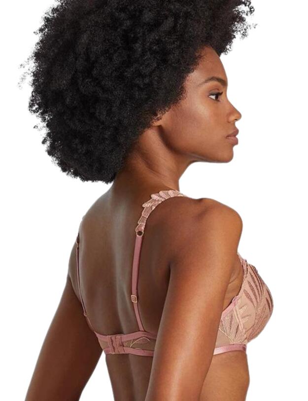 Aubade Sensory Illusion Plunge Bra Silk Rose