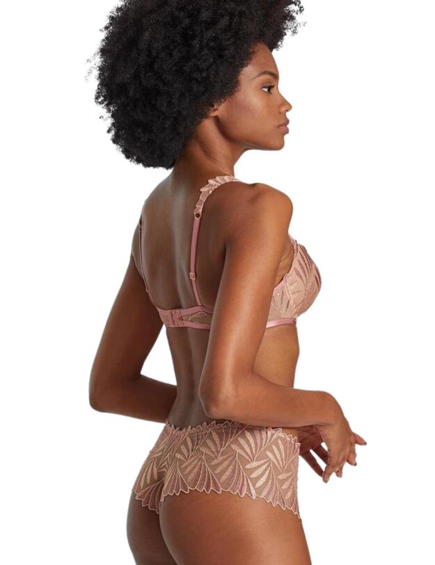 Aubade Sensory Illusion Plunge Bra Silk Rose