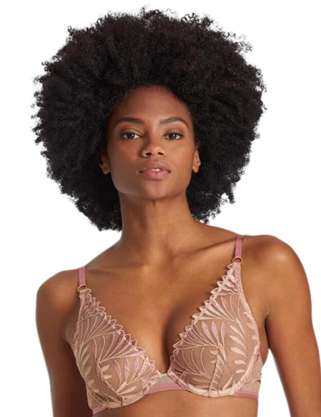 Aubade Sensory Illusion Triangle Bra Silk Rose