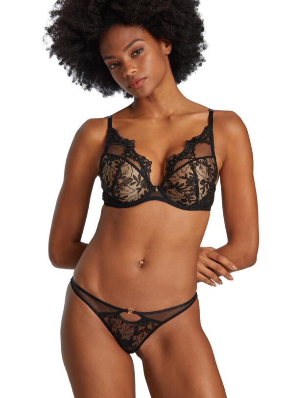Aubade After Midnight Shoulder Plunge Bra Attraction