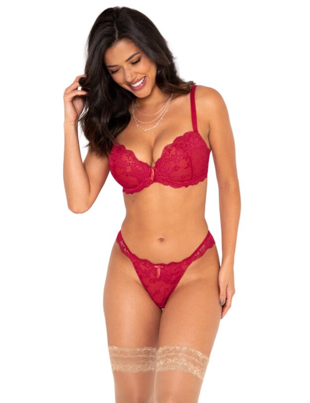 Pour Moi Amour Brazilian Brief Red/Cherry