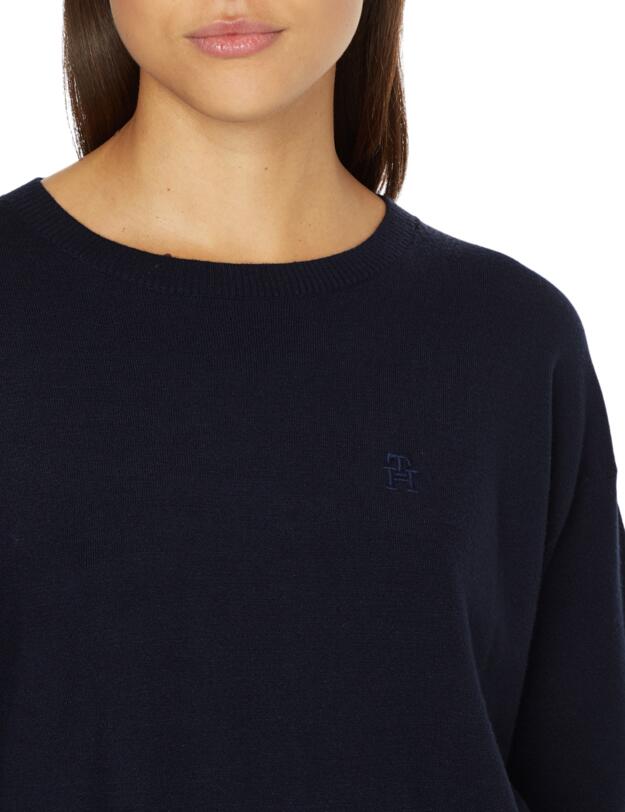 Tommy Hilfiger Hilfiger Knit Jumper Jumper Desert Sky