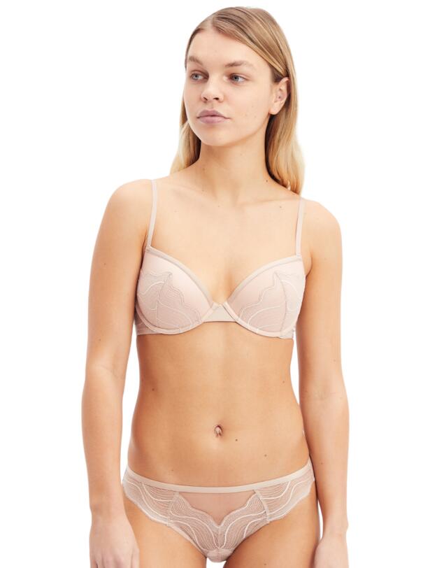 Calvin Klein CK Black Graphic Demi Bra - Cedar