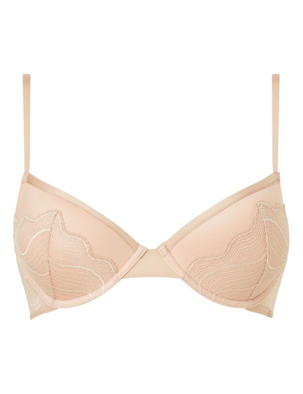 Calvin Klein CK Black Graphic Demi Bra - Cedar