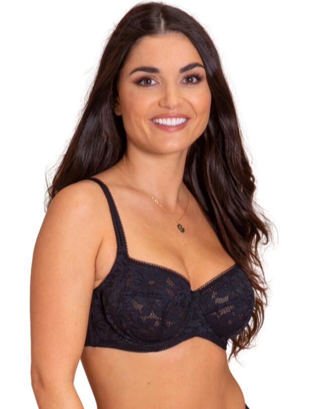 Pour Moi Reflection Side Support Bra - Black
