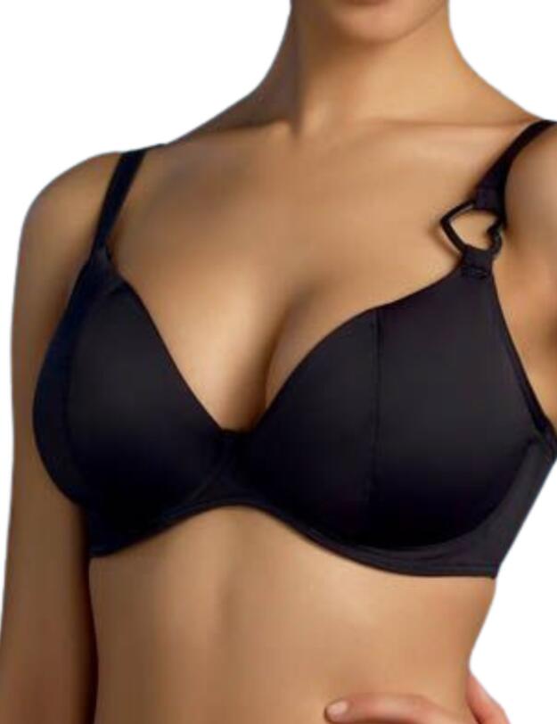 9563 Freya Eclipse Plunge Bikini Top - 9563 Black
