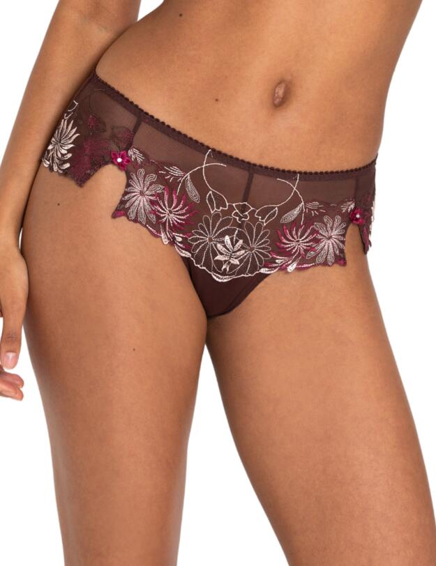 Pour Moi St Tropez Shorty Brief Chocolate/Red