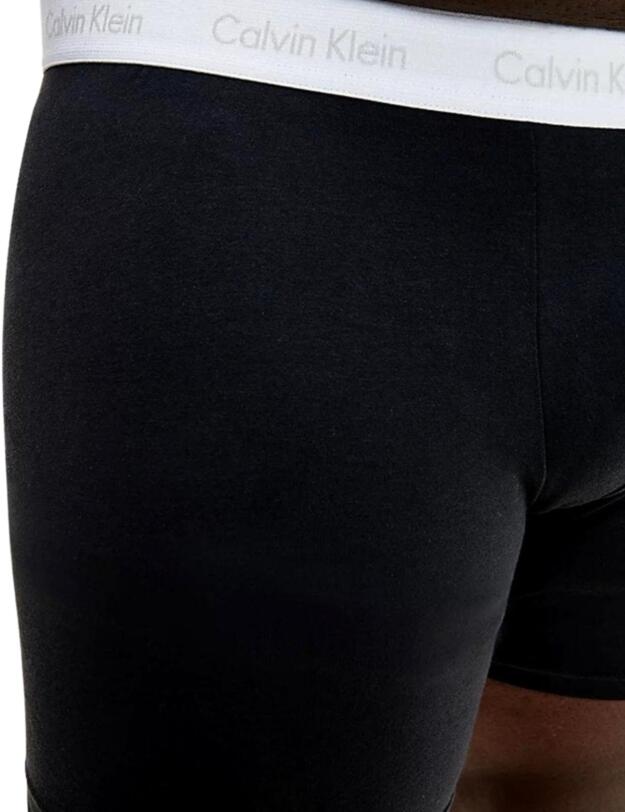 Calvin Klein Cotton Stretch Boxer Briefs 3 Pack Black 