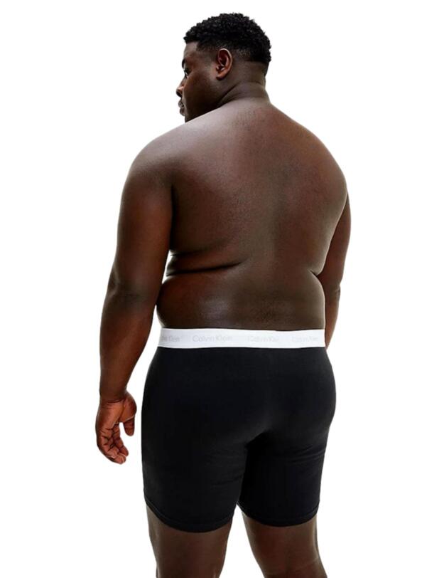 Calvin Klein Cotton Stretch Boxer Briefs 3 Pack Black 