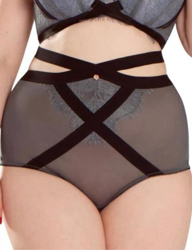  Scantilly by Curvy Kate Captivate High Waist Brief Slate