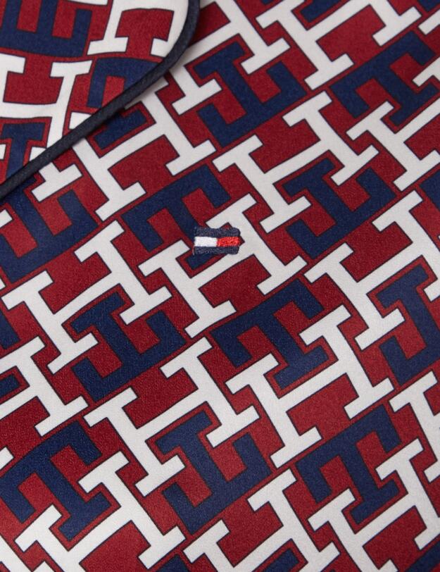 Tommy Hilfiger Monogram Long Sleeve PJ Set Medium AMD