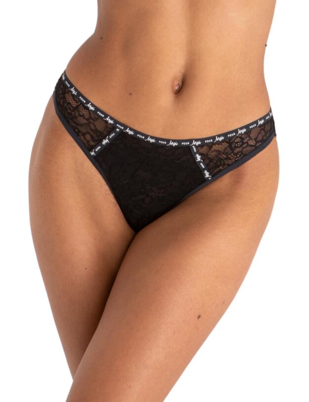 Pour Moi Vibe Brazilian Brief Black 