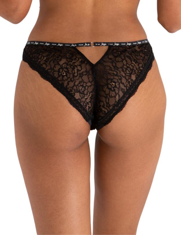 Pour Moi Vibe Brazilian Brief Black 
