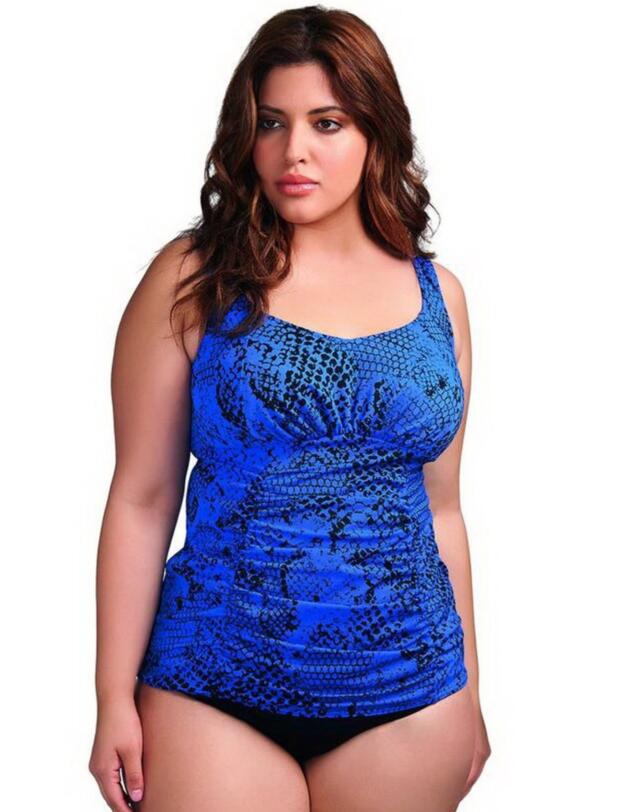Elomi Swanee Tankini Top Blue