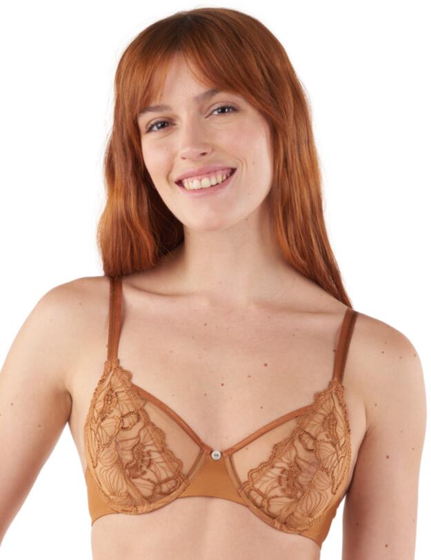 Maison Lejaby Flora Full Cup Bra Sienne