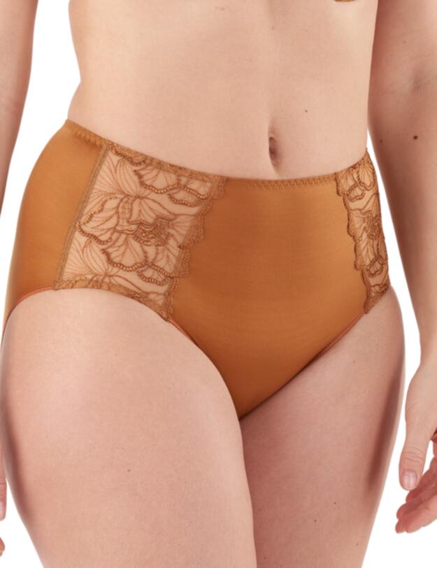 Maison Lejaby Flora High Waisted Brief Sienne