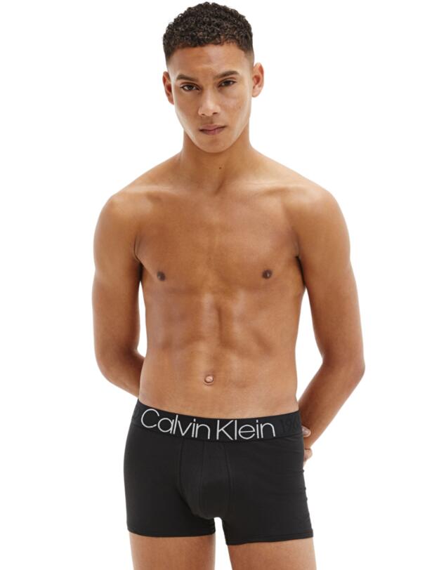 Calvin Klein Mens Evolution Cotton Trunks Black