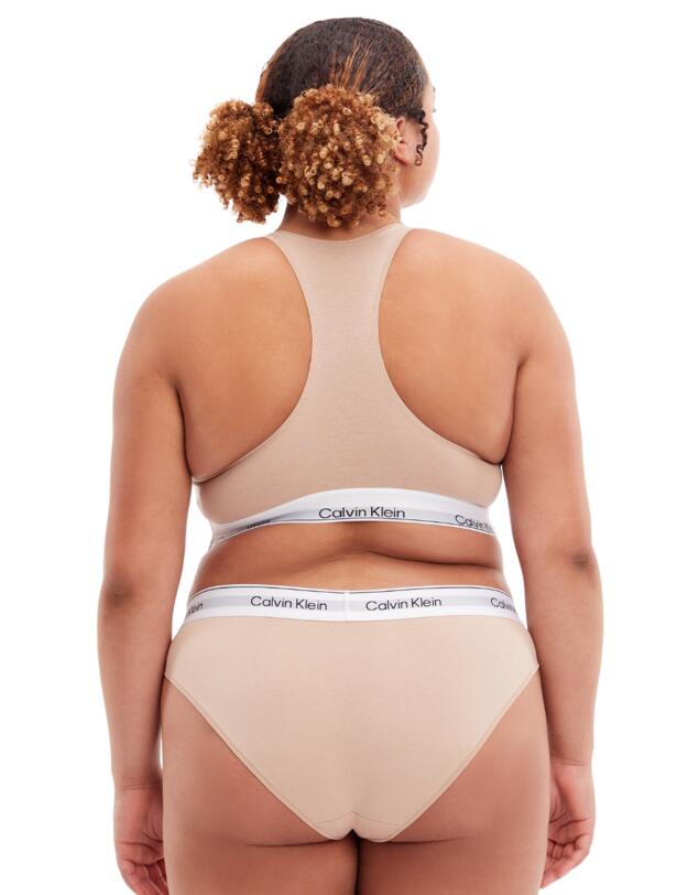 Calvin Klein Modern Cotton Natural Unlined Bralette Cedar