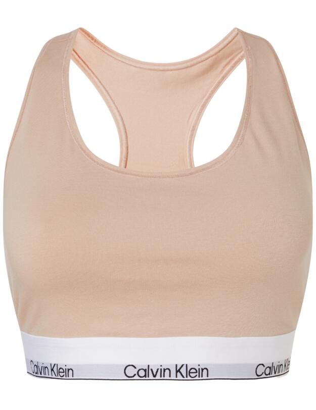 Calvin Klein Modern Cotton Natural Unlined Bralette Cedar