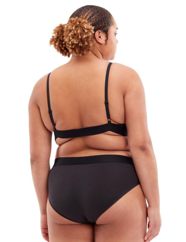 Calvin Klein Embossed Icon Cotton Bikini Brief Black