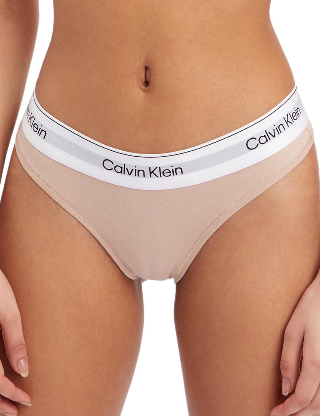 Calvin Klein Modern Cotton Natural Thong Cedar