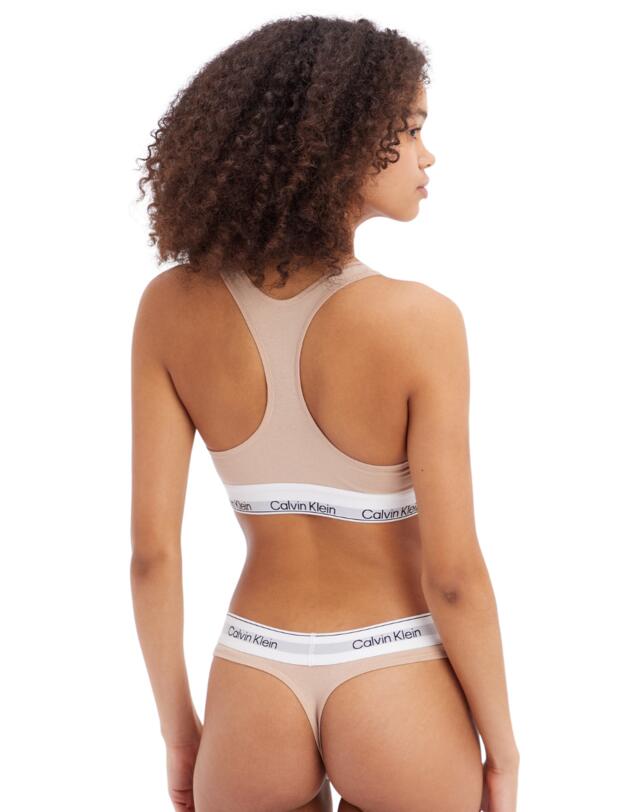 Calvin Klein Modern Cotton Natural Thong Cedar