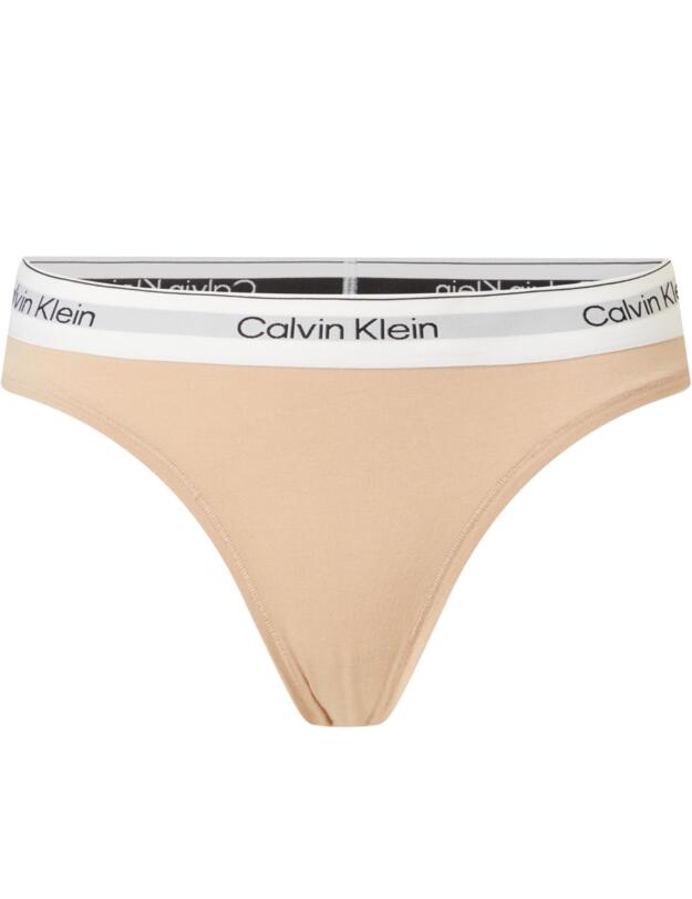 Calvin Klein Modern Cotton Natural Thong Cedar