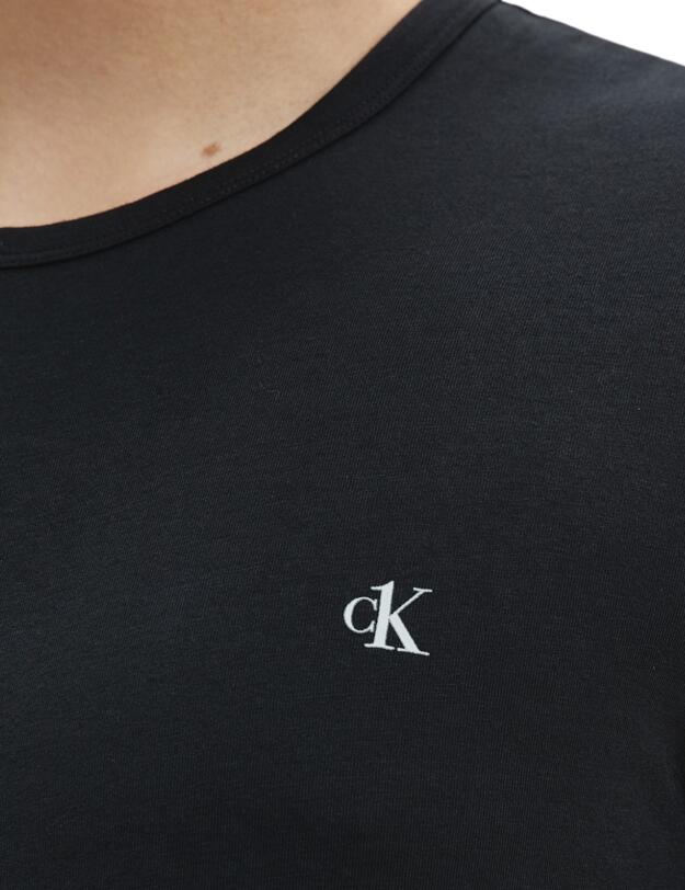 Calvin Klein Mens CK One Crew Neck T-Shirts 2 Pack Black
